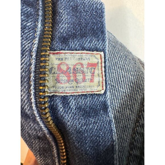 Polo Ralph Lauren Mens 39 x 28.5 Blue Jeans Relaxed Fit Authentic Denim 867 - Picture 6 of 9